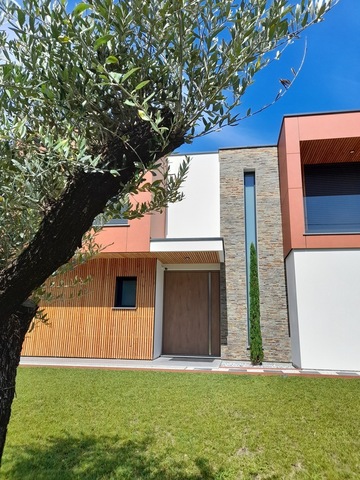 Construction d'une maison cubique à Cadaujac