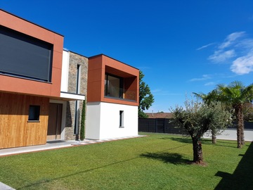 Construction d'une maison cubique à Cadaujac